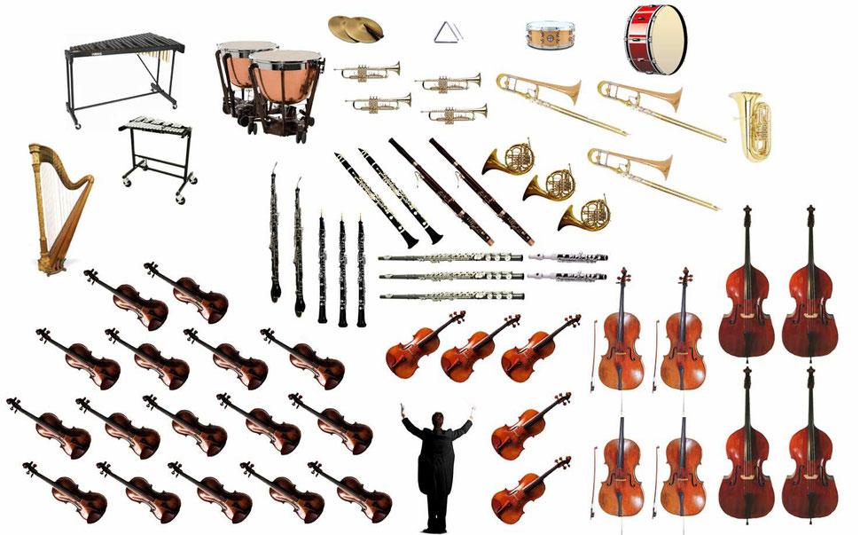Plan de l orchestre symphonique